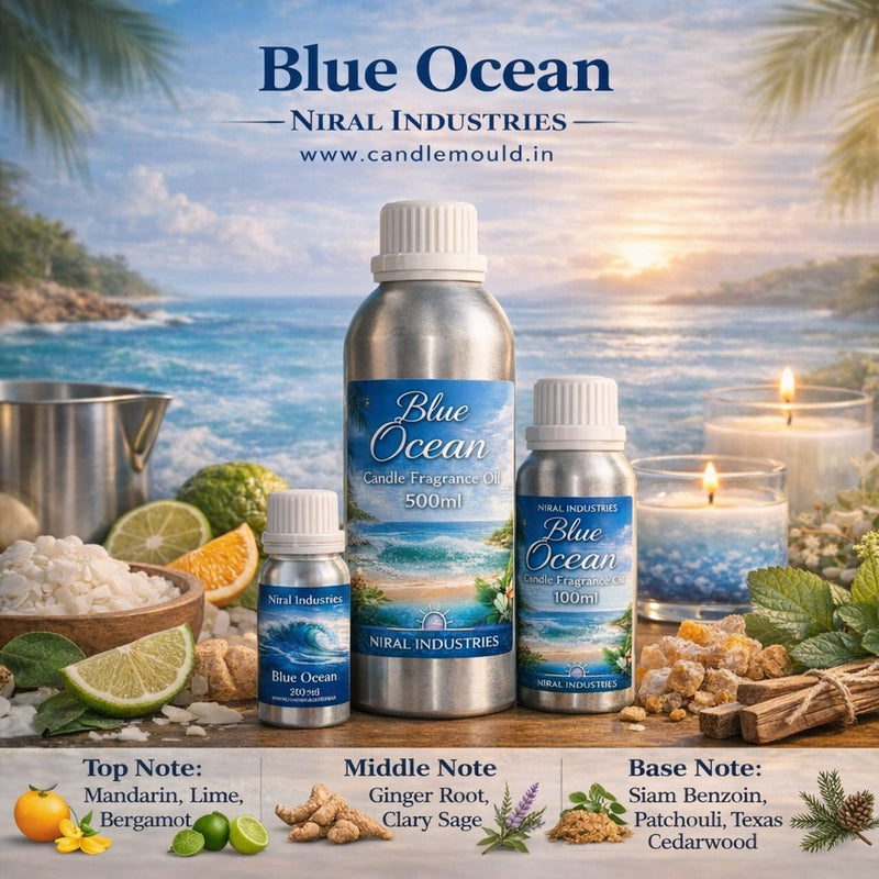 Niral’s Blue Ocean Candle Fragrance Oil