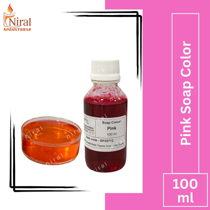 Niral's Pink Soap Colour