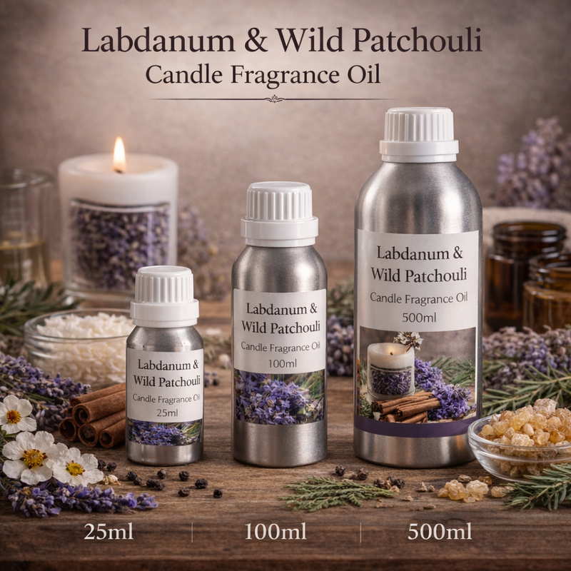 Labdanum & Wild Patchouli Candle Fragrance Oil