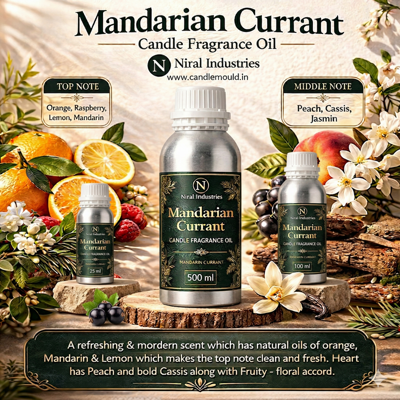 Niral's Mandarian Currant Candle Fragrance Oil