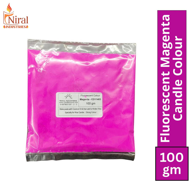 Fluorescent Candle Color Set (6 Shades, 100 gm)