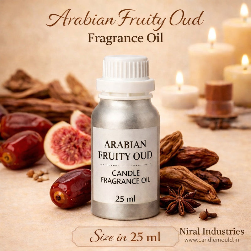 Arabian Fruity Oud Candle Fragrance Oil Niral Industries