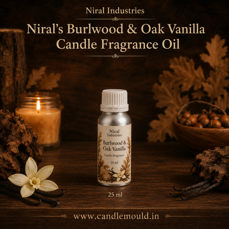 Burlwood & Oak Vanilla Candle Fragrance Oil Niral Industries