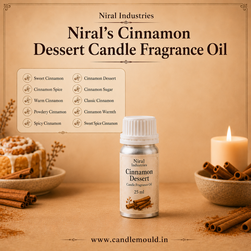 Cinnamon Dessert Candle Fragrance Oil  Niral Industries