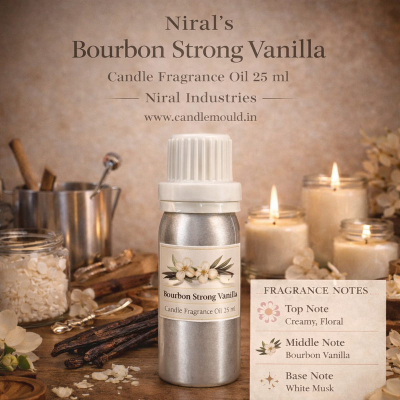 Niral’s Bourbon Strong Vanilla Candle Fragrance Oil