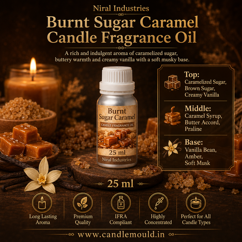 Burnt Sugar Caramel Candle Fragrance Oil Niral Industries