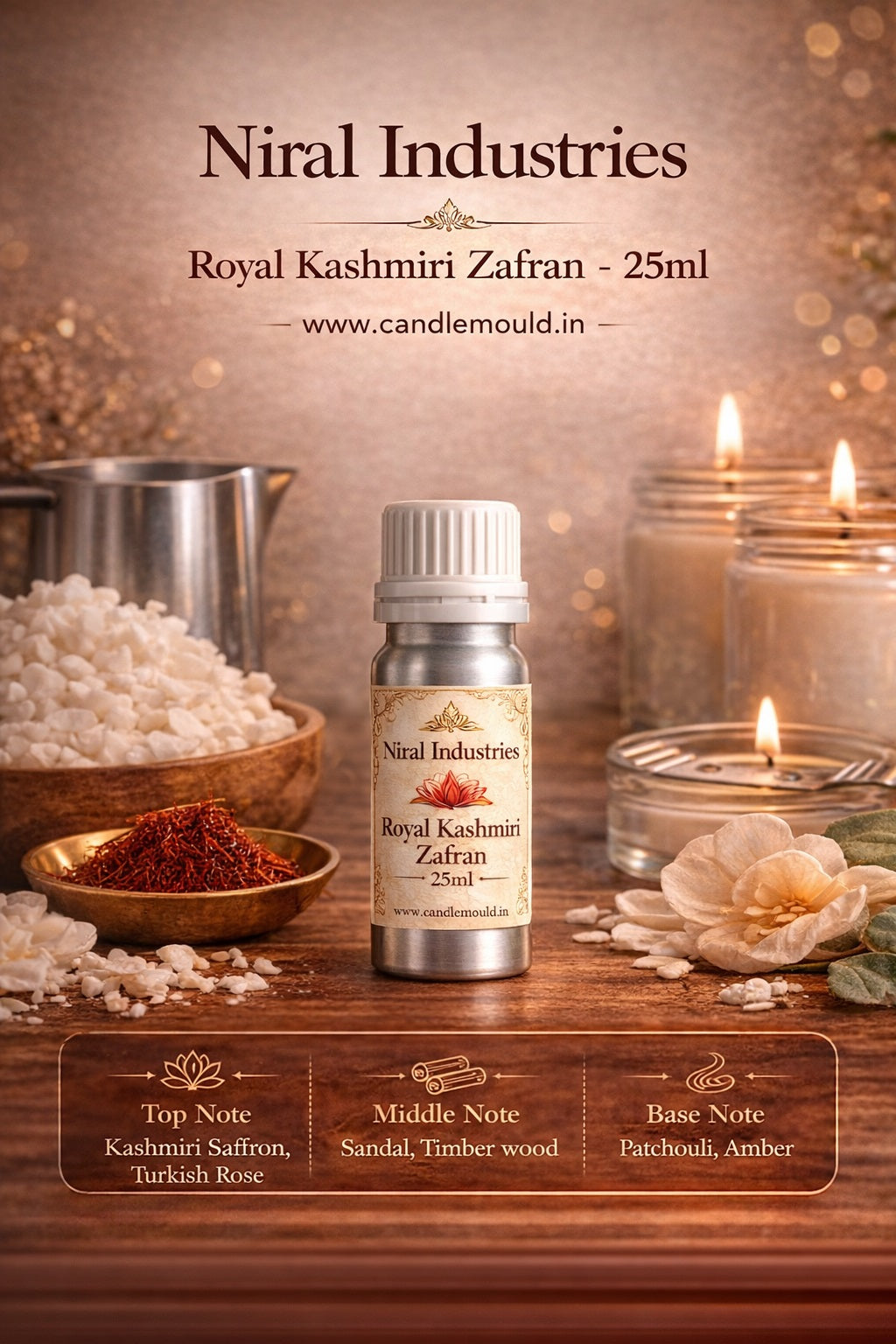 Candle fragrance 25 ml Below 200/- Offer Collection Niral Industries