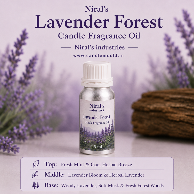 Lavender Forest Candle Fragrance Oil Niral industries