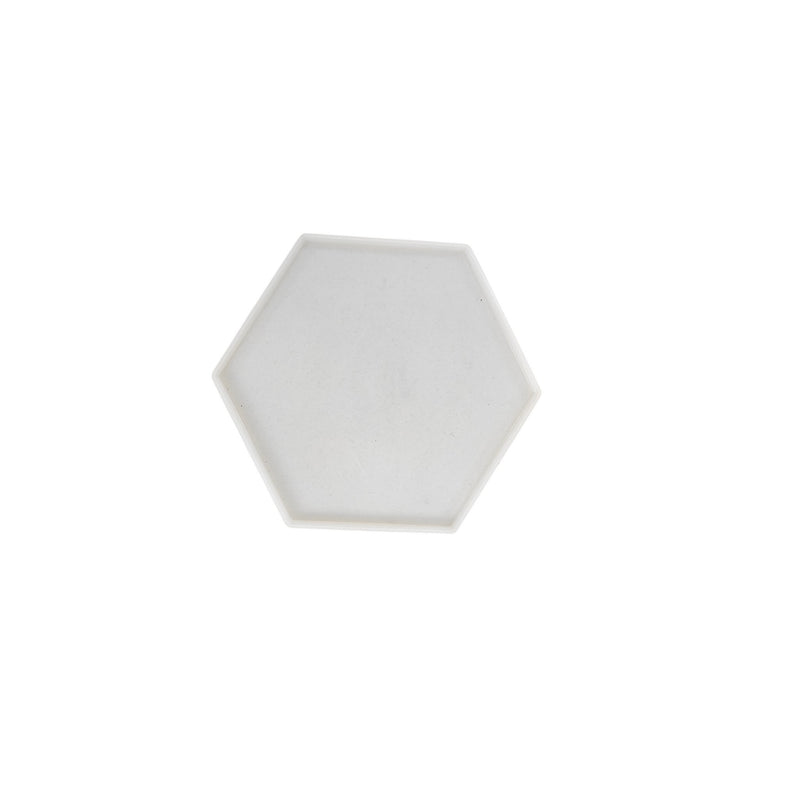 Plain Hexagon Coaster 4 Inch - RC71134, Niral Industries