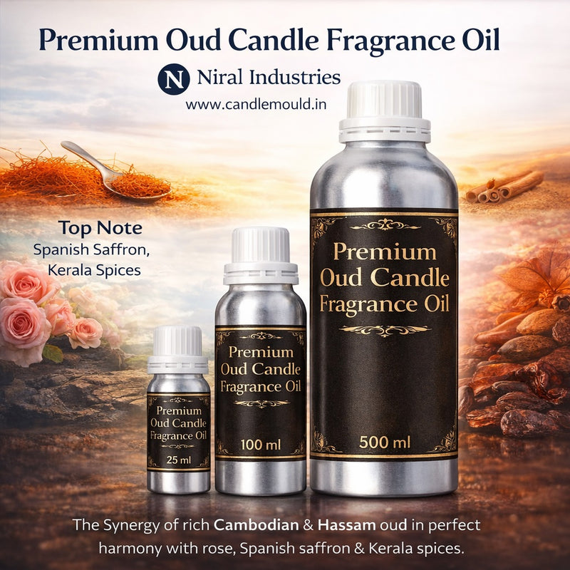 Niral’s Premium Oud Candle Fragrance Oil