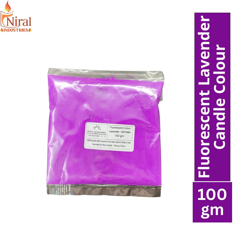 Fluorescent Candle Color Set (6 Shades, 100 gm)