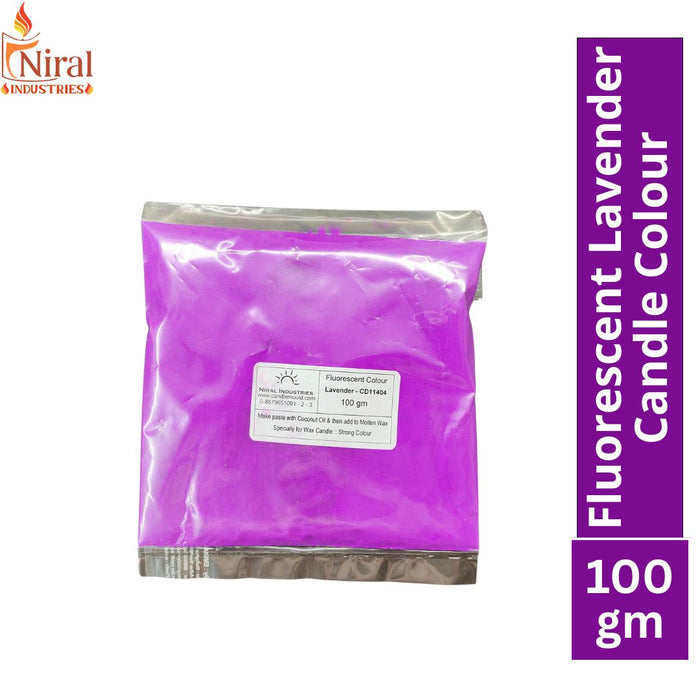 Fluorescent Candle Color Set (6 Shades, 100 gm)
