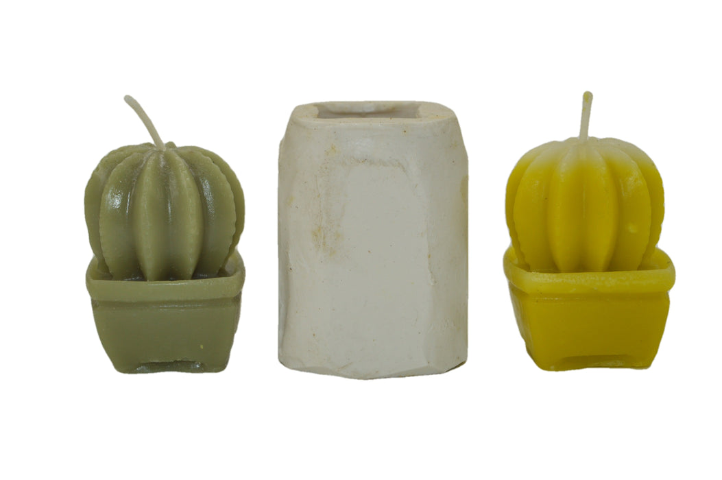 Small Cactus Silicone Candle Mould HBY418, Niral Industries.