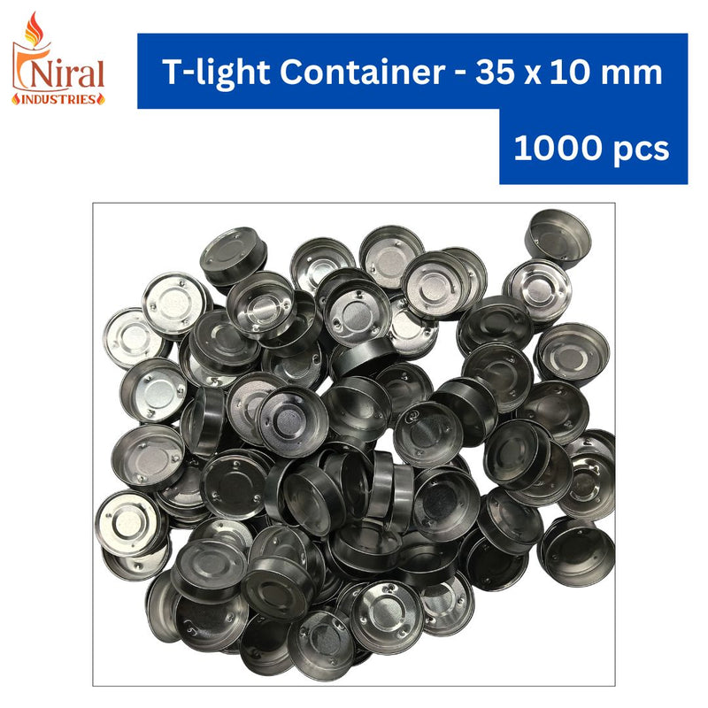 Box of 12000 Empty T - Cup 35 x 10 mm Bulk Buy