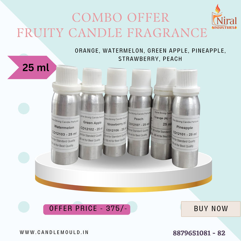 Fruity Candle Fragrance Combo, Niral Industries.