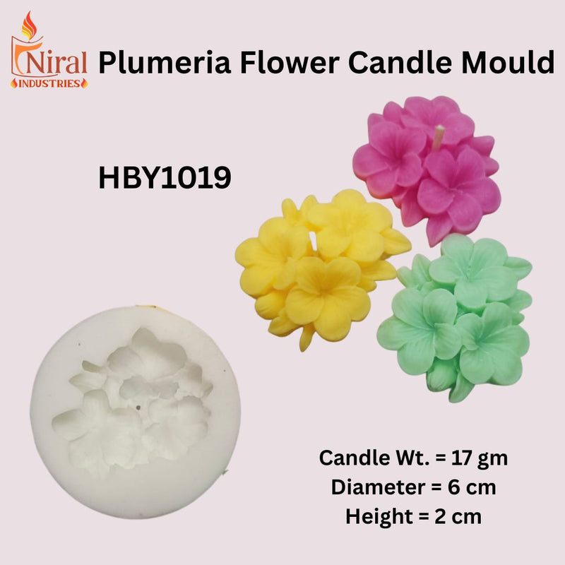 Plumeria Flower Candle Mould, HCM21731