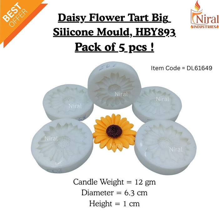 Daisy Flower Tart Big Mould HBY893, Niral Industries.