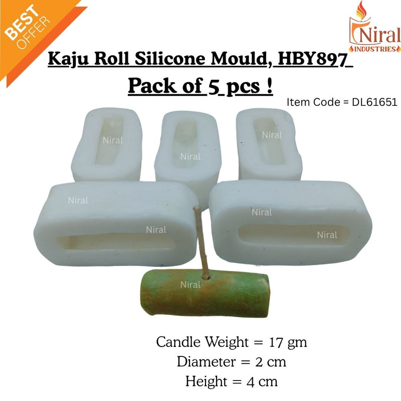 Kaju Roll Mould HBY897, Niral Industries.