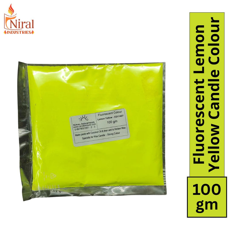 Fluorescent Candle Color Set (6 Shades, 100 gm)