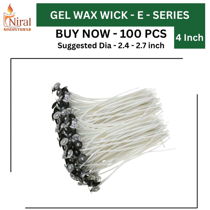 4 Inch Wick - 4E - Gel, Niral Industries