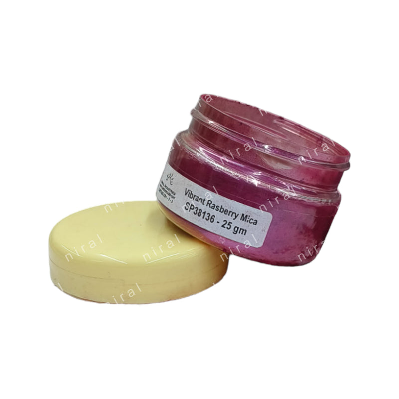 Vibrant Raspberry Mica Colour Candle, Soap, Resin Craft Niral Industries.