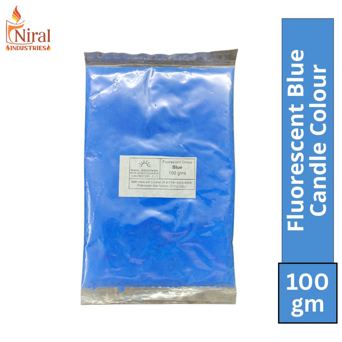 Fluorescent Candle Colour Blue Niral Industries