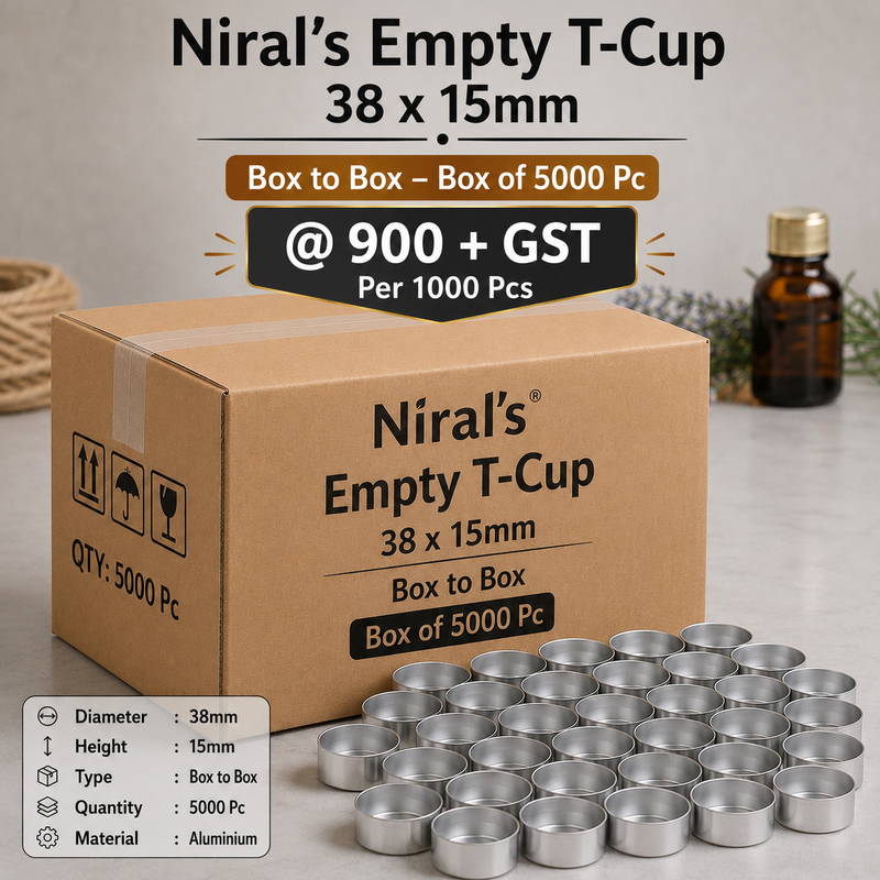 Niral's Empty T - Cup, Thick 38 x 15mm