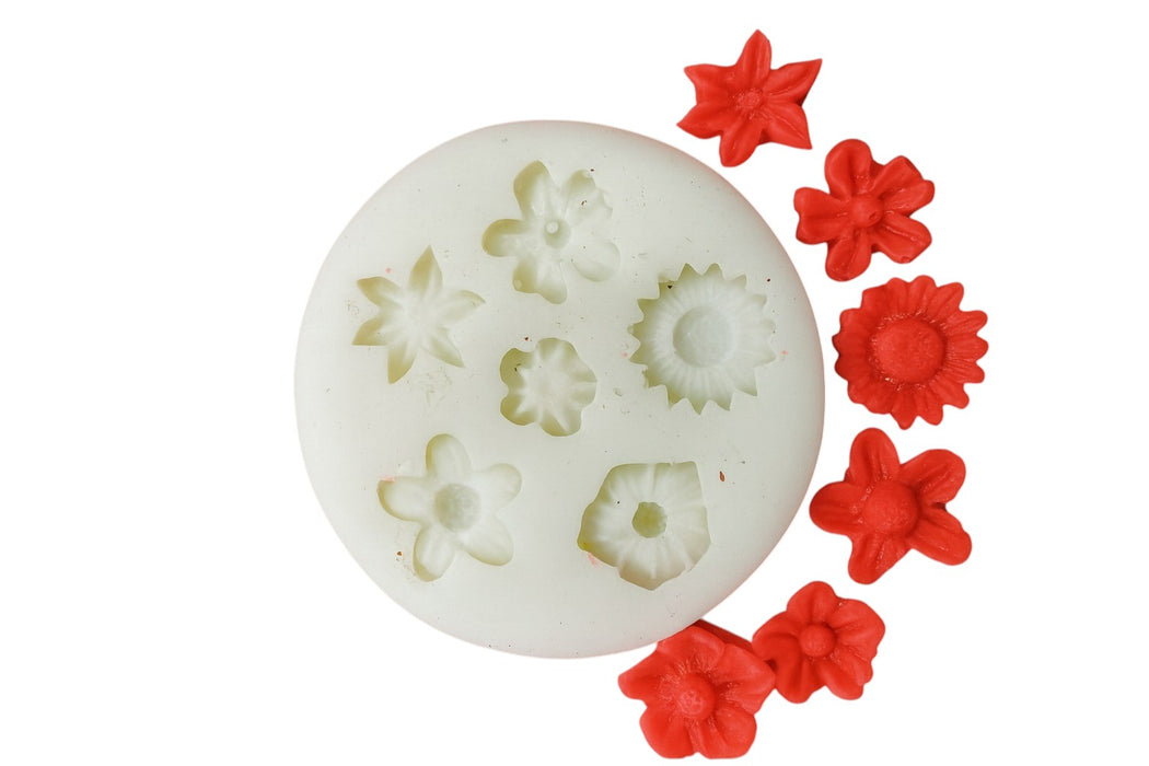 Multi-Flora Blossom Candle Mould | Premium Silicone Flower Mold