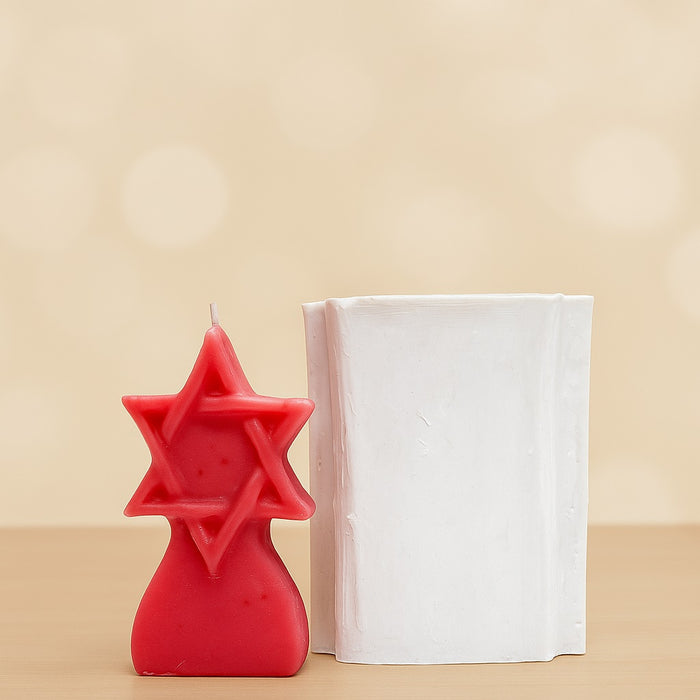Spiritual Star Silicone Candle Mould HBY779, Niral Industries