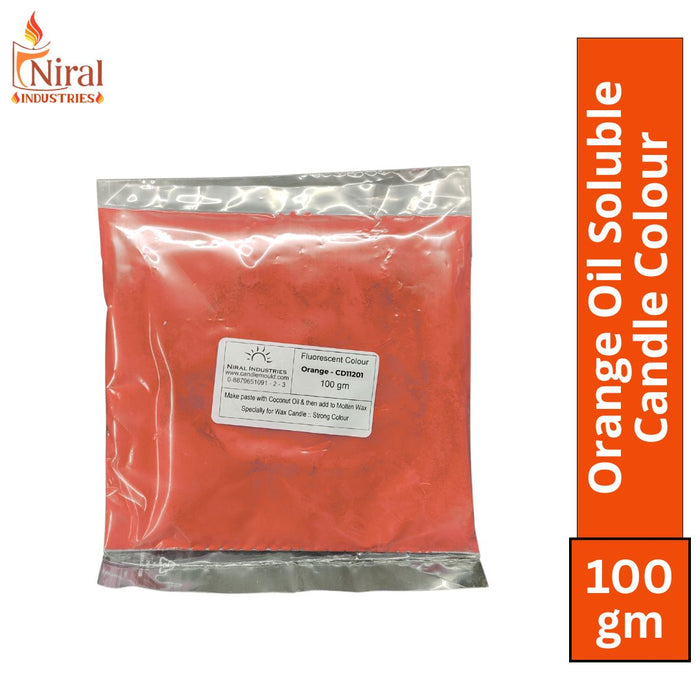Orange Oil Soluble Candle Colour, Niral Industries