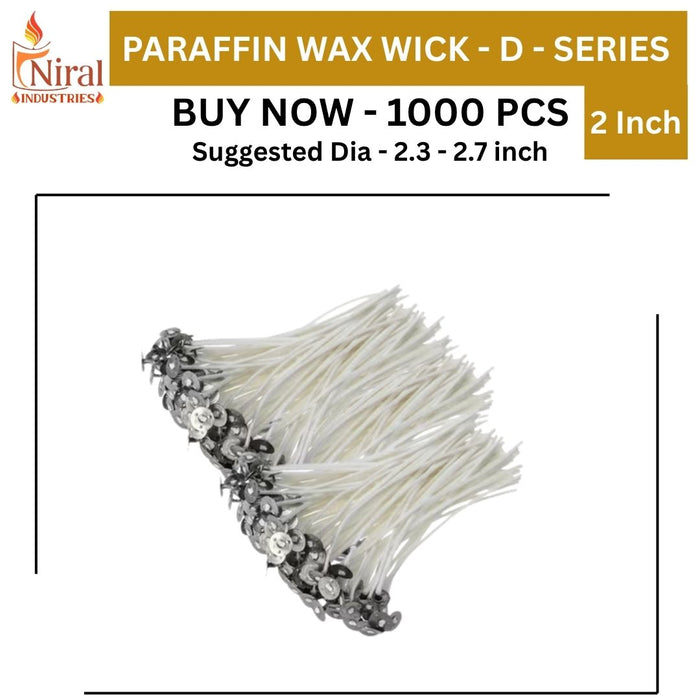 D Series Wick For Paraffin Wax