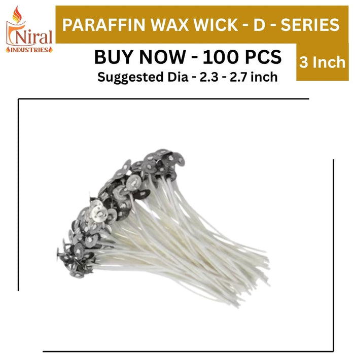 D Series Wick For Paraffin Wax