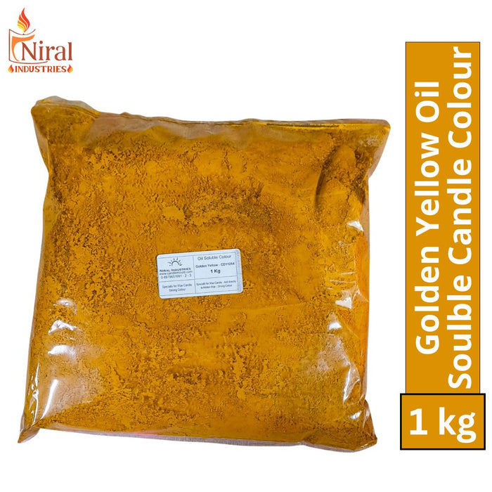 Golden Yellow Oil Soluble Candle Colour, Niral Industries