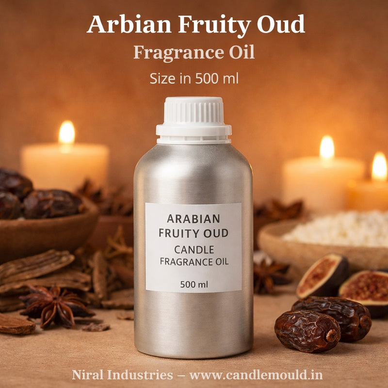 Arabian Fruity Oud Candle Fragrance Oil Niral Industries