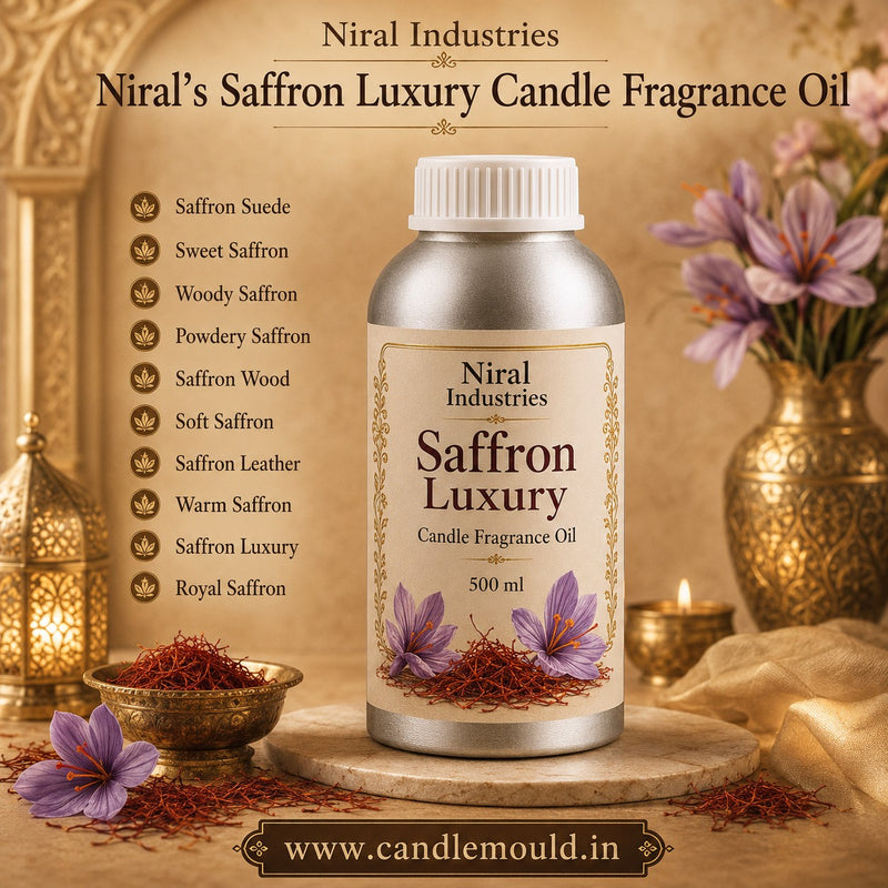 Saffron Luxury Candle Fragrance Oil Niral Industries