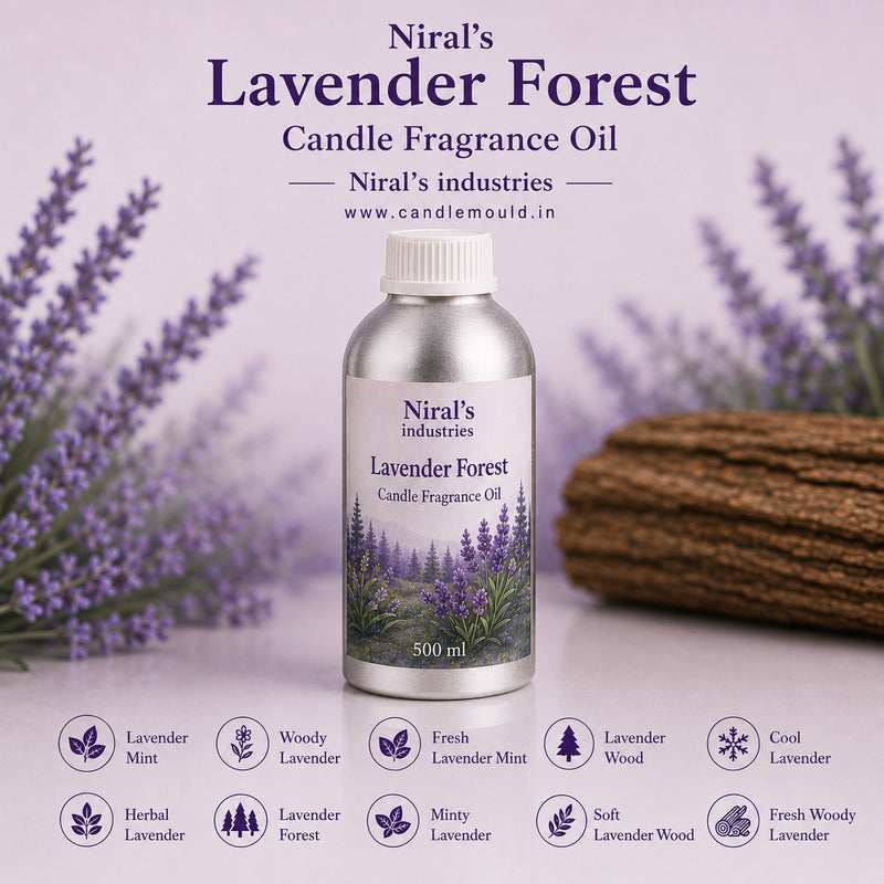 Lavender Forest Candle Fragrance Oil Niral industries