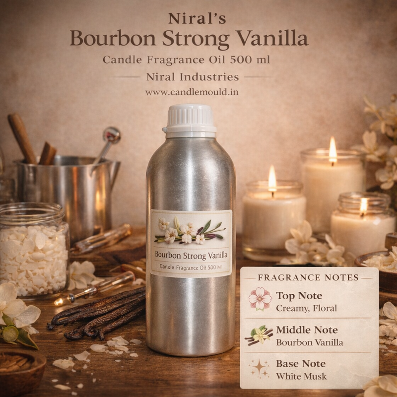 Niral’s Bourbon Strong Vanilla Candle Fragrance Oil
