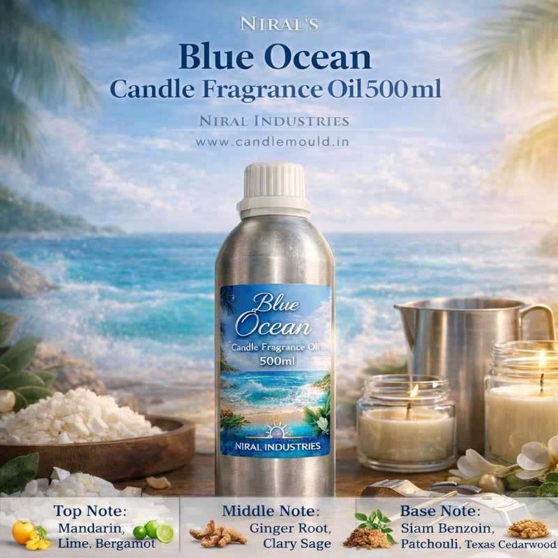 Niral’s Blue Ocean Candle Fragrance Oil