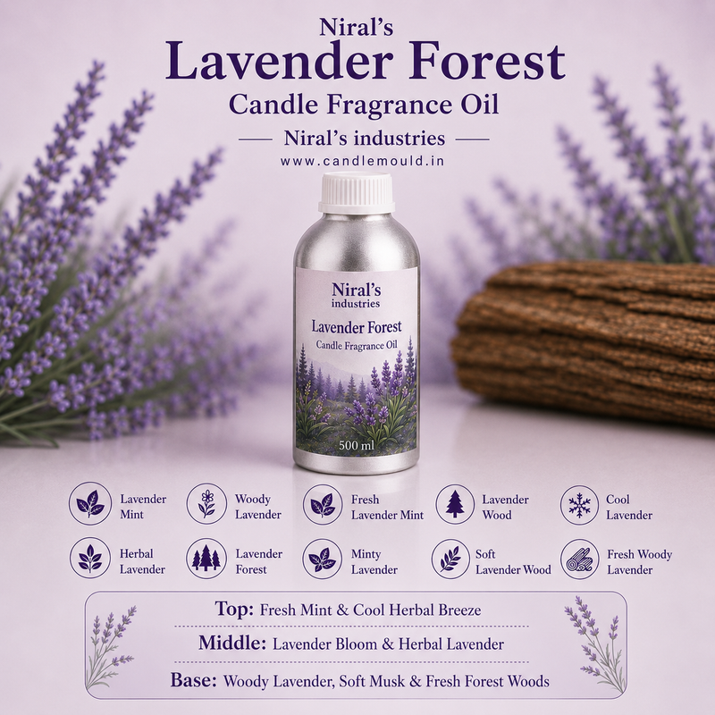 Lavender Forest Candle Fragrance Oil Niral industries