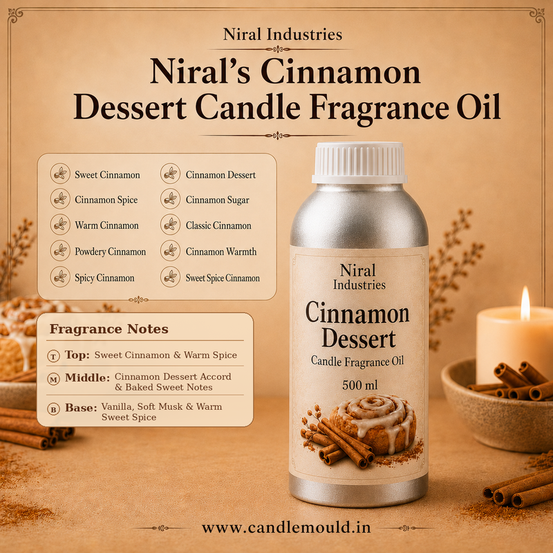 Cinnamon Dessert Candle Fragrance Oil  Niral Industries