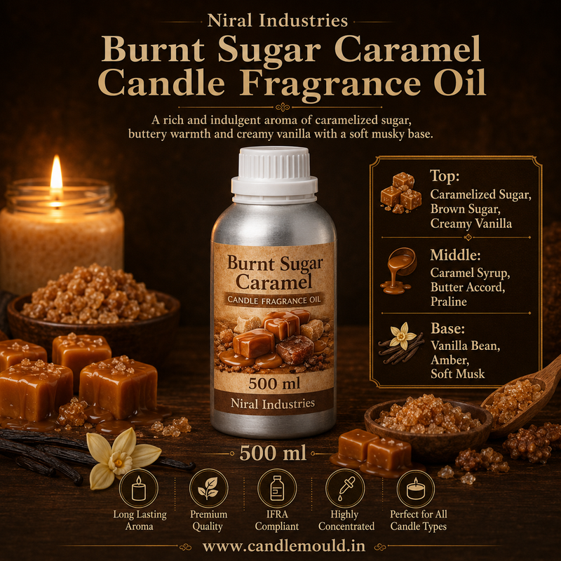Burnt Sugar Caramel Candle Fragrance Oil Niral Industries