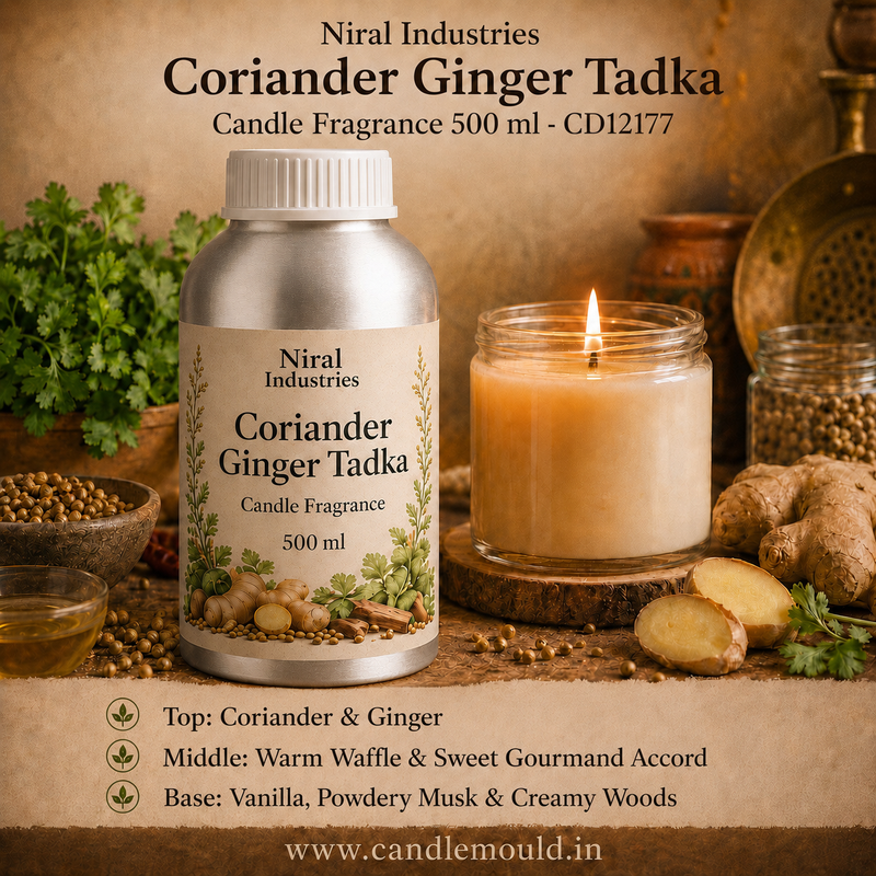 Coriander Ginger Tadka Candle Fragrance Oil Niral Industries