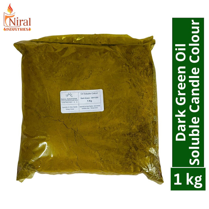 Dark Green Oil Soluble Candle Colour, Niral Industries
