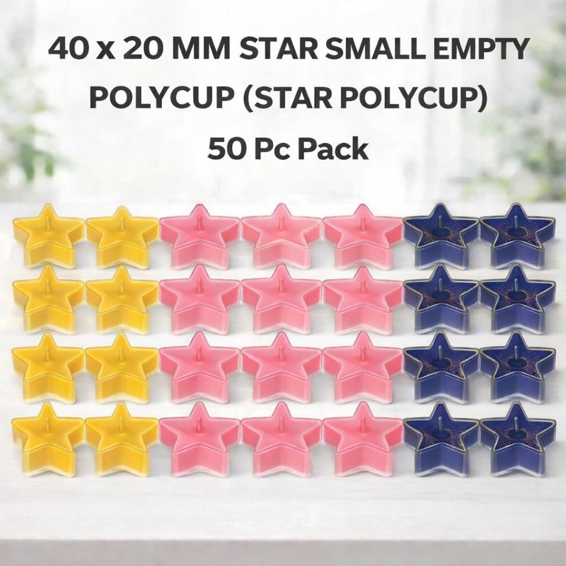 40 X 20 mm Small Star Polycup (STAR POLYCUP) Niral Industries
