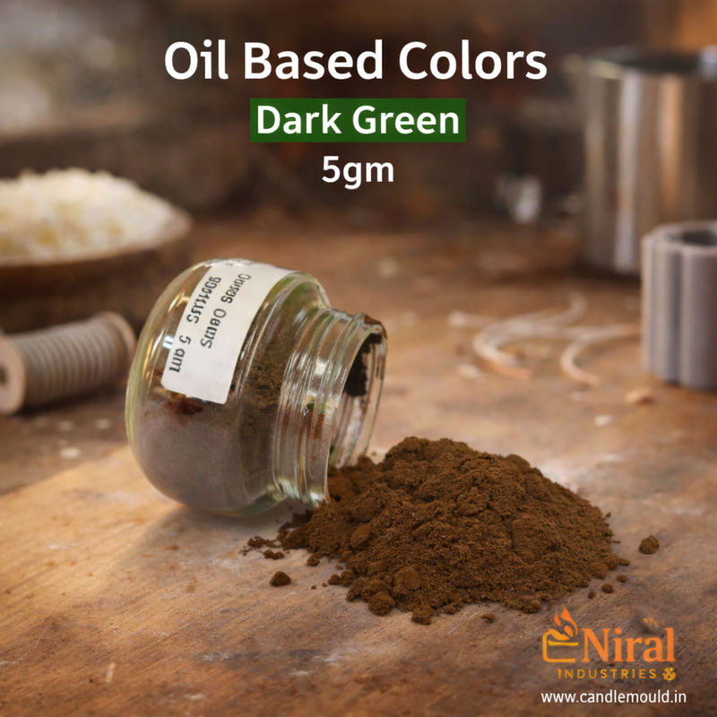 Dark Green Oil Soluble Candle Colour, Niral Industries