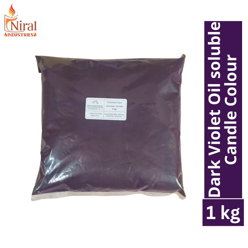 Dark Violet Oil Soluble Candle Colour, Niral Industries