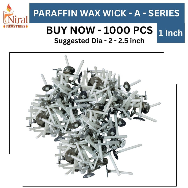1 Inch Wick - 1A Paraffin , Niral Industries