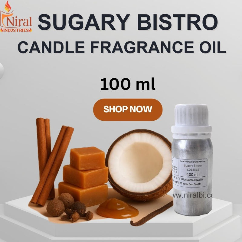 Niral’s Sugary Bistro Candle Fragrance Oil