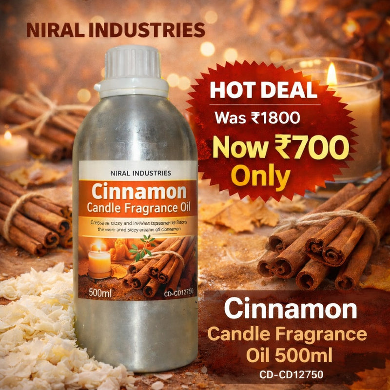 Niral’s Cinnamon Candle Fragrance Oil (New) 500ml
