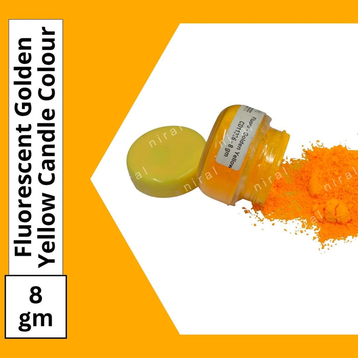 Fluoroscent Candle Colour Golden Yellow, Niral Industries